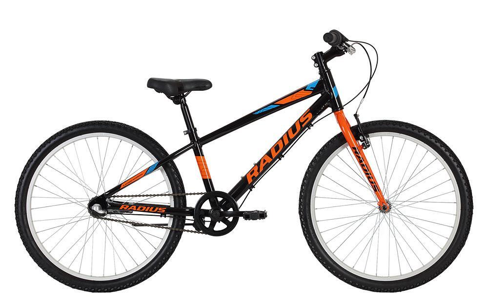 Radius Axis 3 24 Inch Bike Black/Orange/Blue