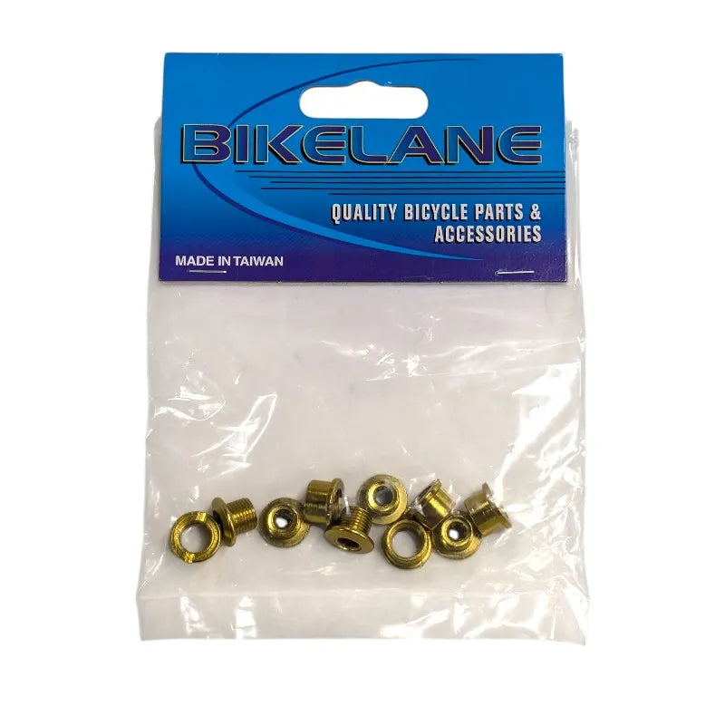 Bikelane Single Speed Chainring Bolts Steel - Gold