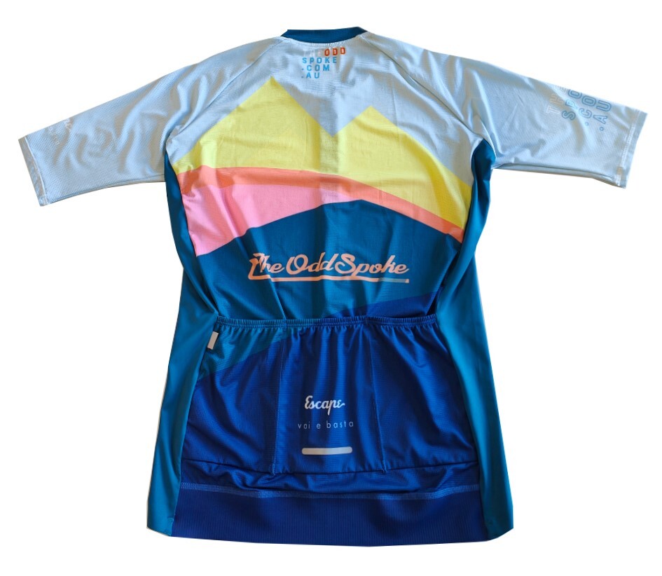 2022 The Odd Spoke Escape Cycling Kit Combo (Jersey + Womens Bib)