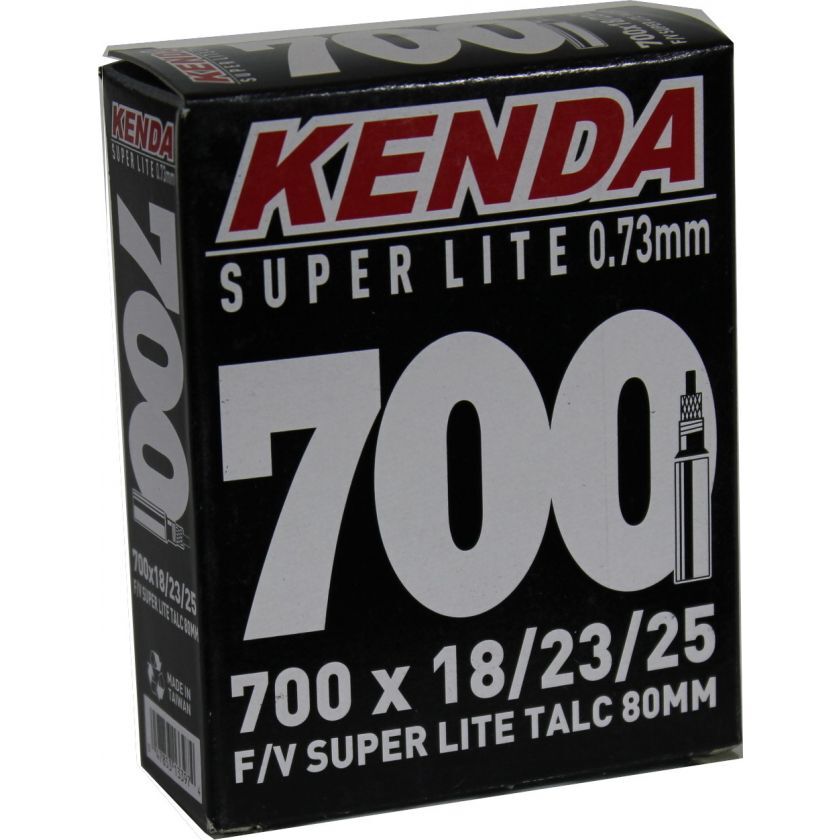Kenda Super Lite Talc Presta Valve Tube [Size: 700 x 18-25c] [Valve Length: 80mm]