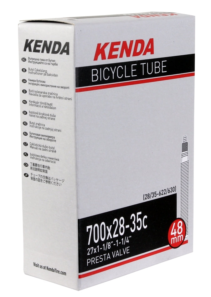 Kenda Bicycle Tube 700x28/35 48mm Presta Valve