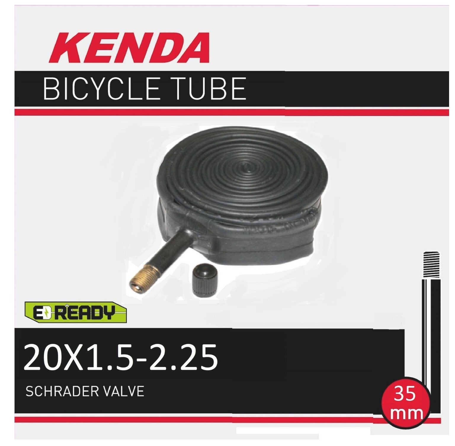 Kenda Tube [Size: 20 x 1.5-2.25] [Valve: 35mm Schrader]