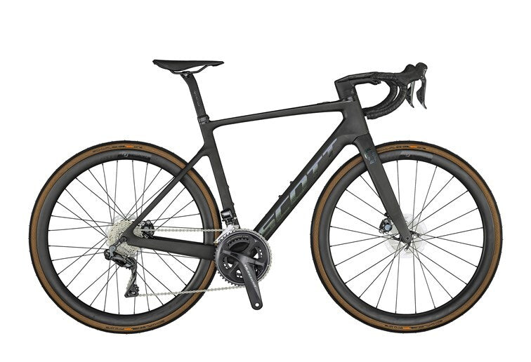 2021 Scott Bike Addict eRIDE 10 - Light Road eBike [Size: XS] [Colour: Black]