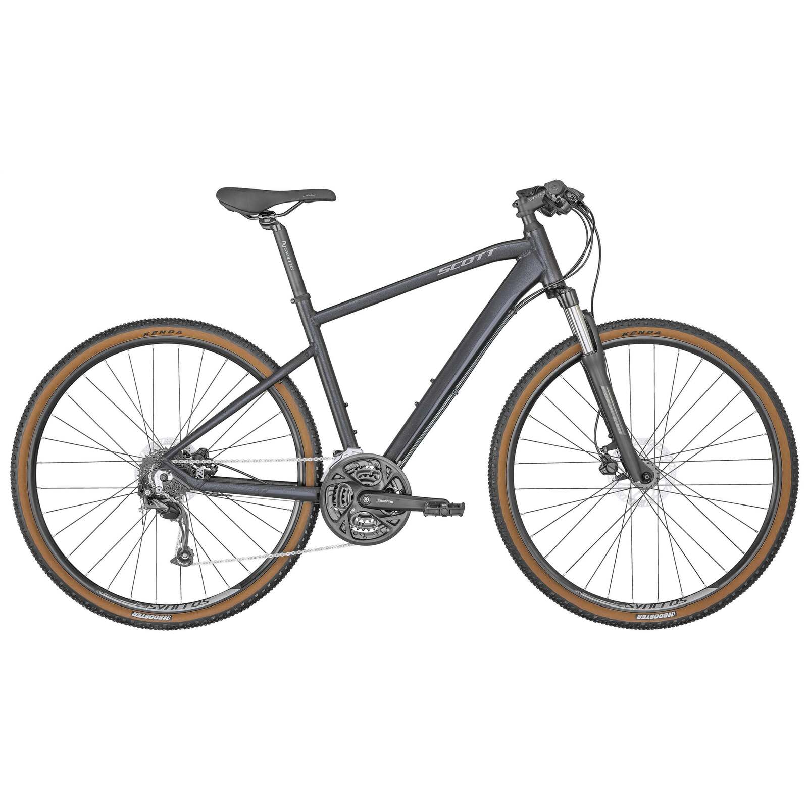 2023 Scott Sub Cross 40 Hybrid Bike [Size: S] [Colour: Granite Black]