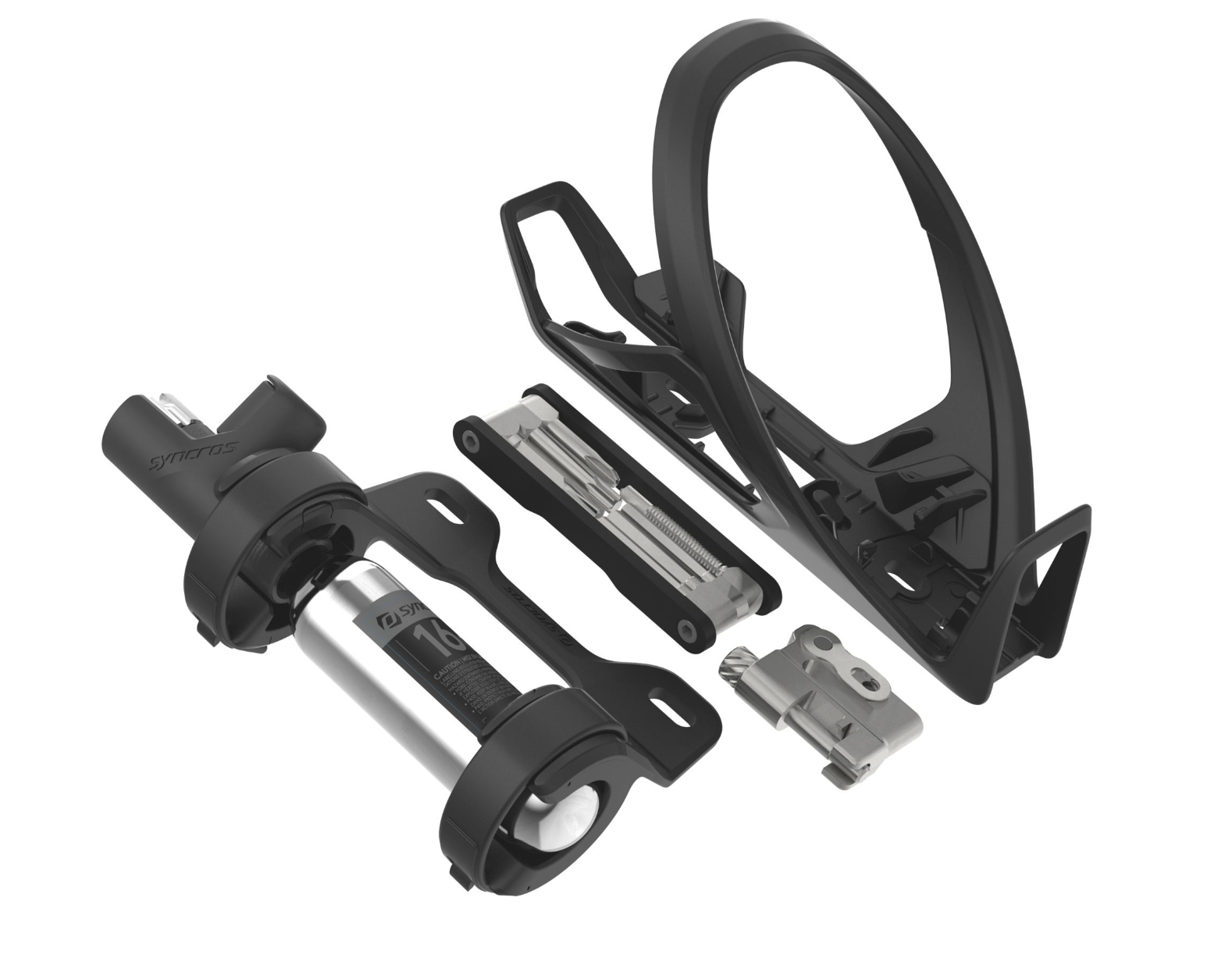 Syncros IS Cache Bottle Cage C02 [Colour: Black]