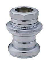 Neco Headset 22.2mm Silver - Steel Threaded Ball Retainer Bearings
