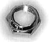 Lock Nut for Threaded Headset 21.1mm - Silver