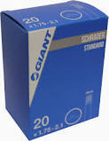 Giant Standard Schrader Tube [Size: 20 x 1.75-2.10] [Valve Length: 35mm]