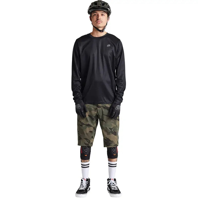 Troy Lee Designs Flowline Long Sleeve Jersey Black L
