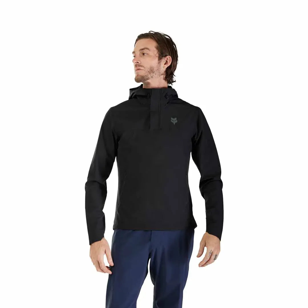 Fox Ranger Wind Pullover [Colour: Black] [Size: L]