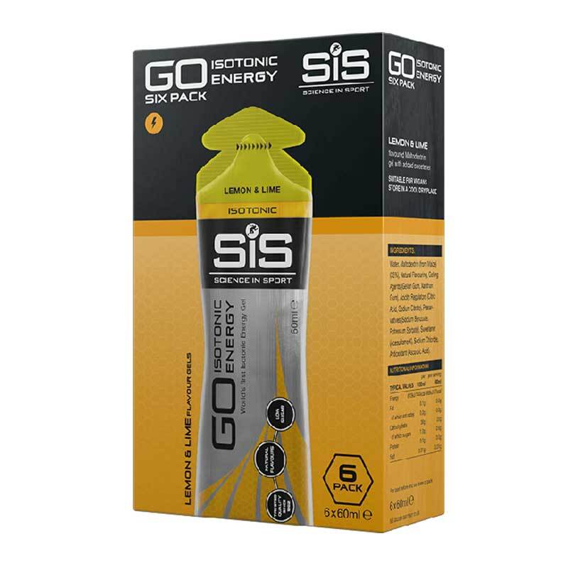 Science In Sport GO Isotonic Energy Gel - 6 Pack [Flavour: Lemon Lime]