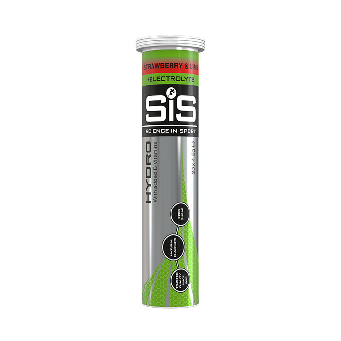 Science In Sport (SIS) GO Hydro + Electrolytes - 20 Tablets [Flavour: Strawberry Lime]
