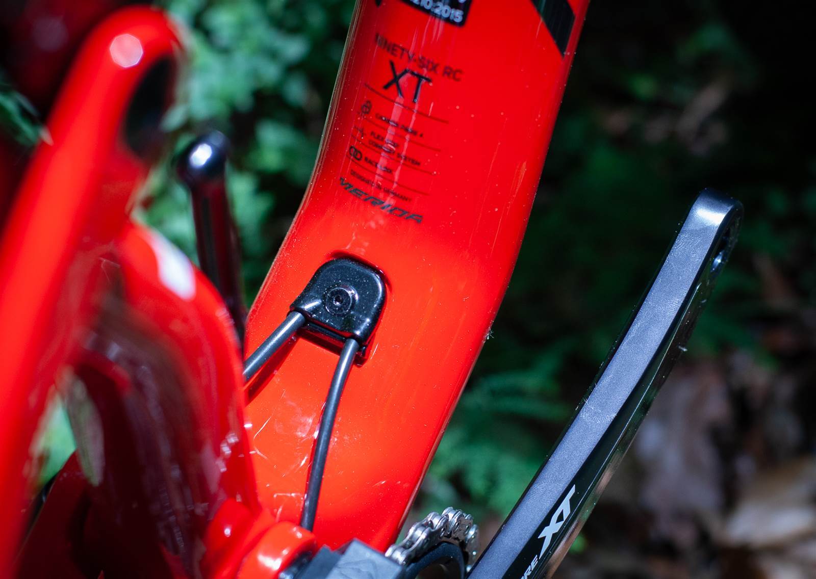 2021 Merida Ninety Six RC XT - Glossy Race Red/Black - Dual Suspension Mountain Bike