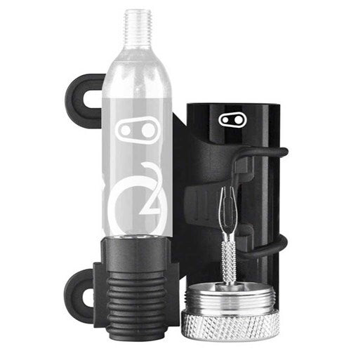 Crankbrothers Cigar Tool (Compact Tubeless Tyre Repair Kit) [Colour: Black/Silver]