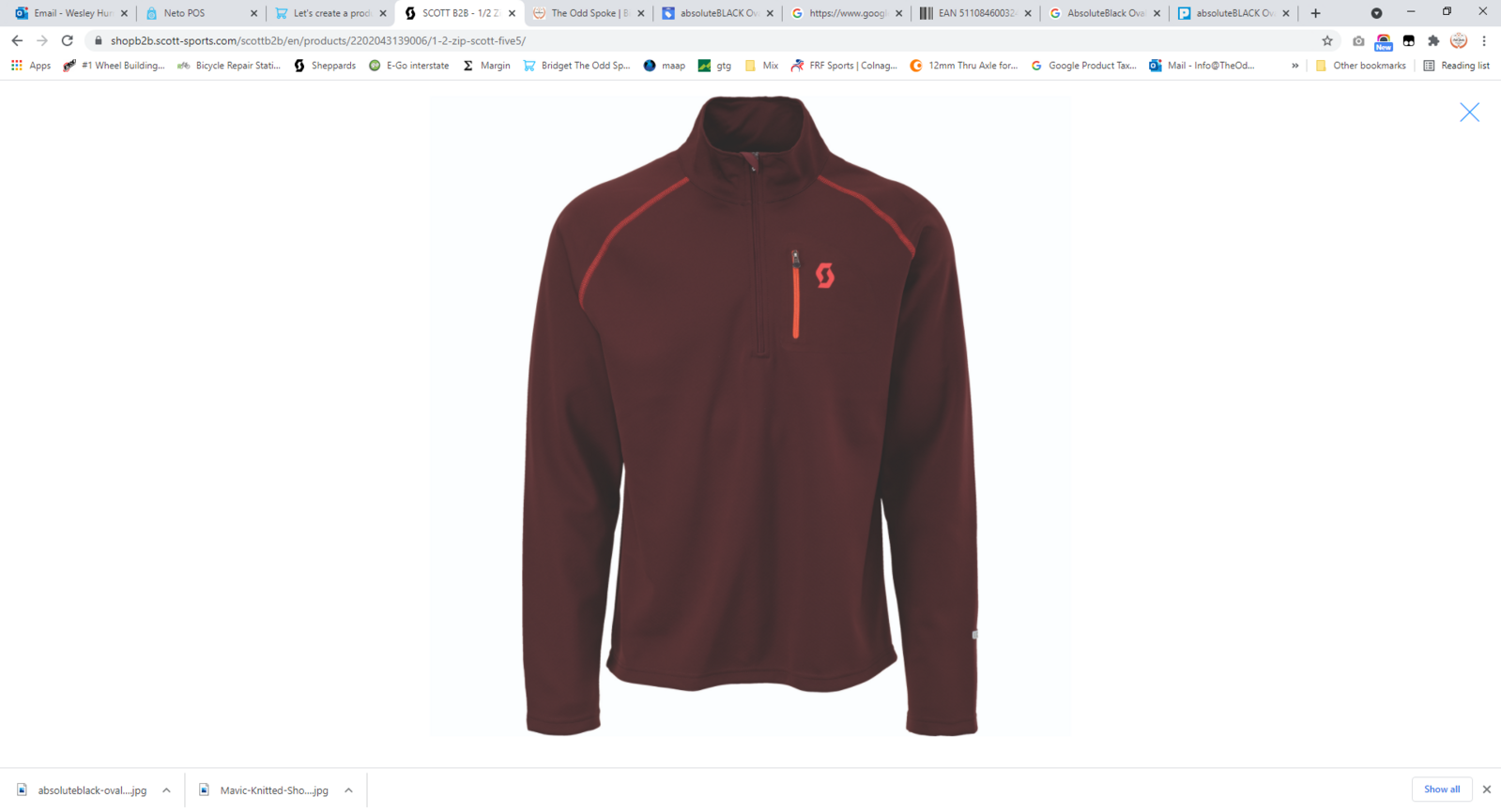 Scott Fives Mens Long Sleeve Winter Jacket [Colour: Burnt Burgundy] [Size: L]
