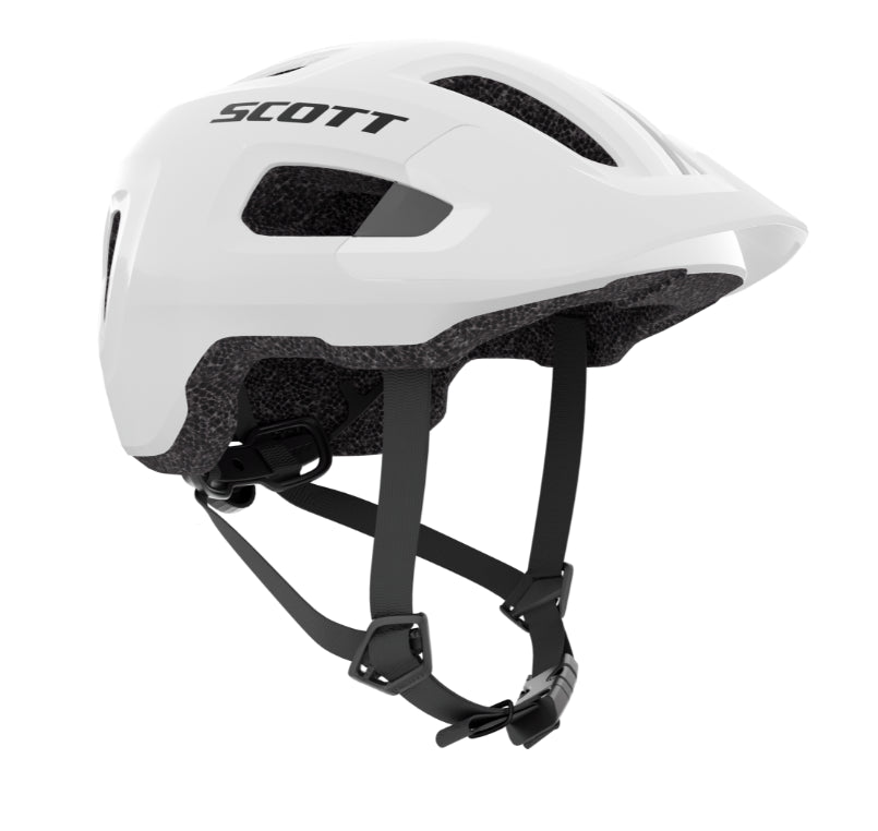Scott Junior Supra Bicycle Helmet - White 45-50cm