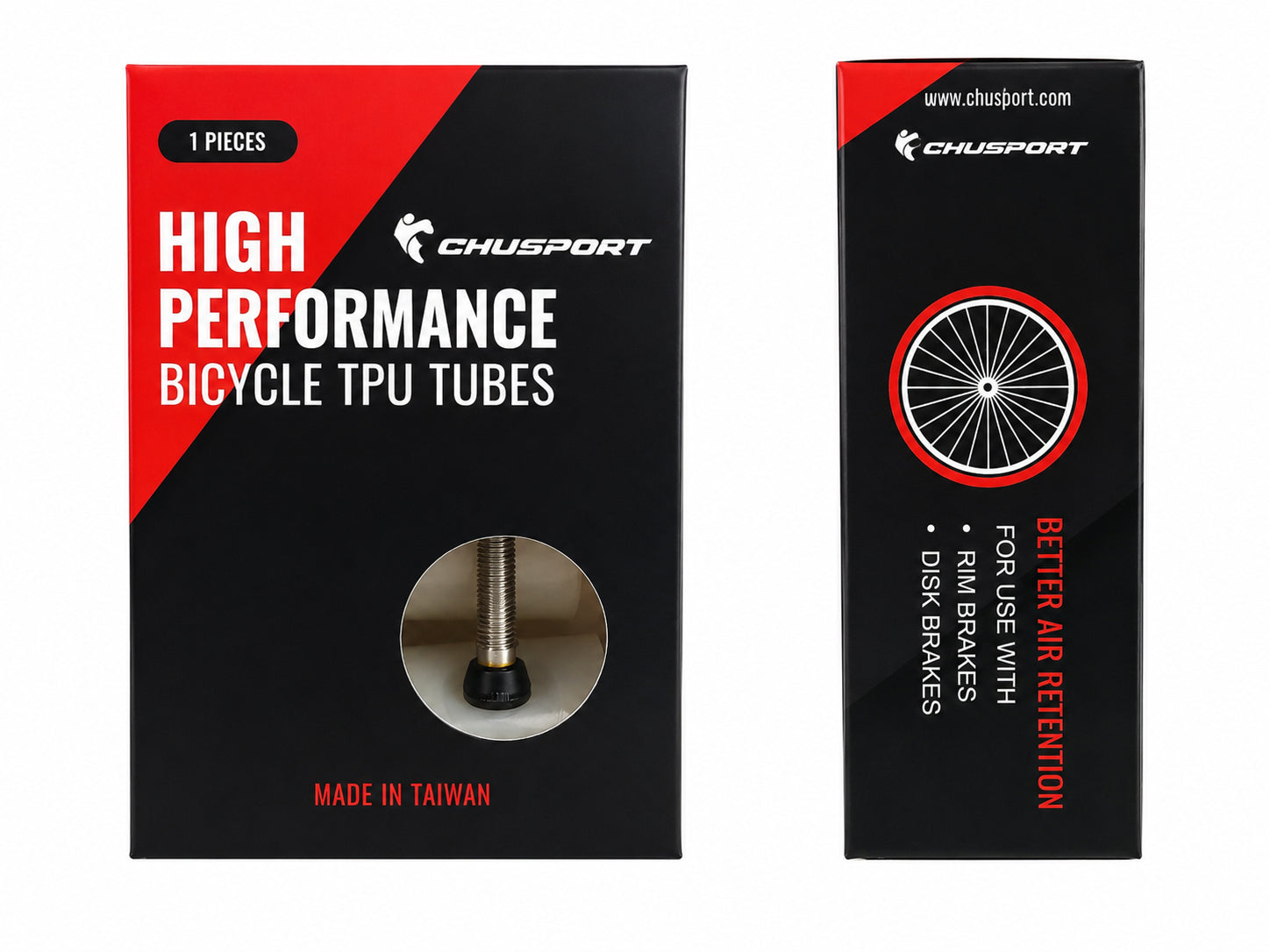Chusport TPU Inner Tube 700 x 35–43C – 60mm Brass French Valve (Presta)