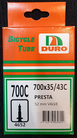 Duro Tube 700x35/43C Presta 52mm Valve