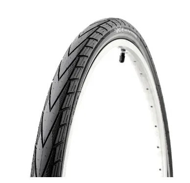 Tyre, EBIKE ready, "EVOLVE" BLACK 700 x 47C, 3mm internal additional puncture protection, w/reflective tape, wire bead, Premium TYRE, Made in Taiwan