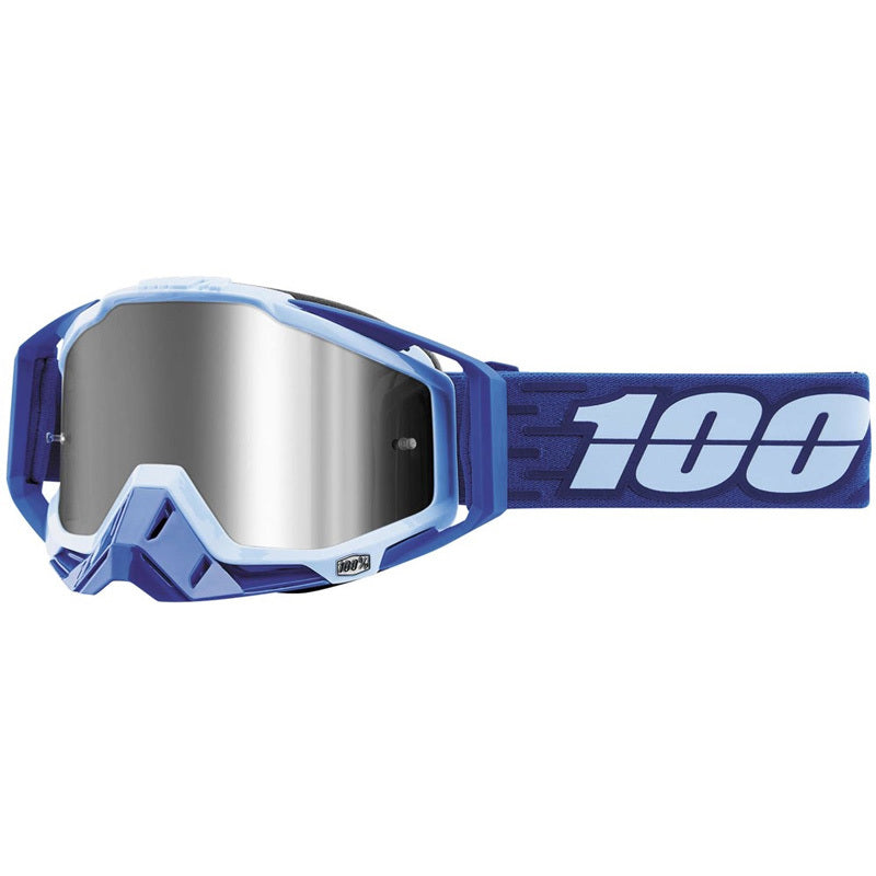 100% Racecraft Plus MX Goggles - Rodion - Silver Mirror Lens