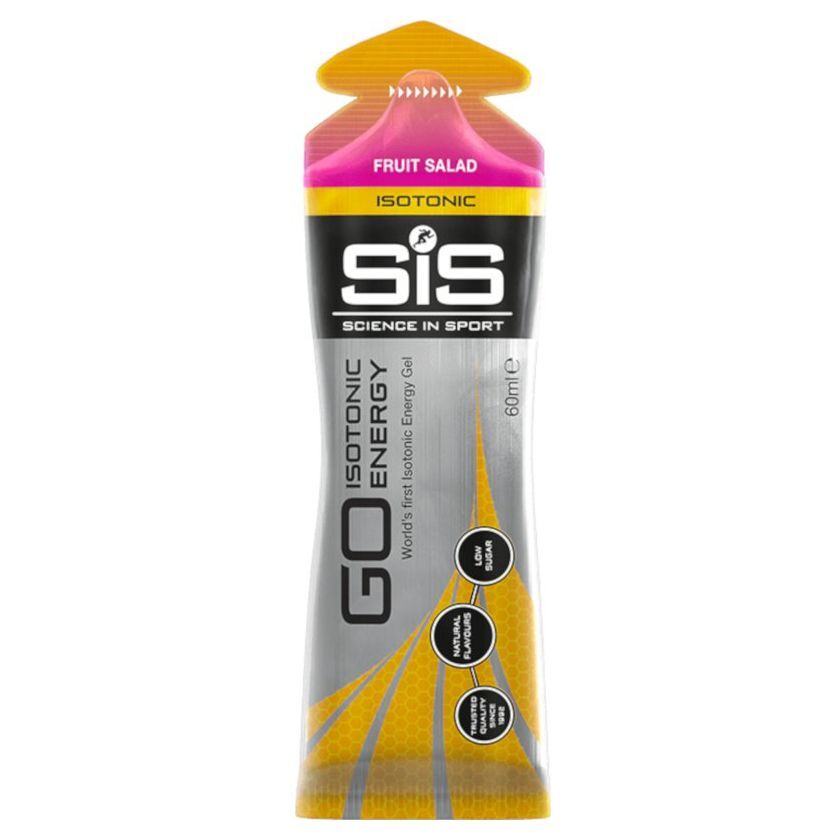 Science In Sport (SIS) GO Isotonic Energy Gel - [Size: Single Gel (60ml)] [Flavour: Fruit Salad] 