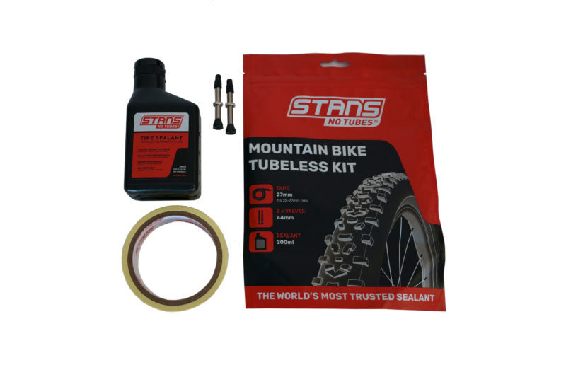 Stan’s NoTubes Tubeless Conversion Kit - Valves/Rim Tape/Sealant
