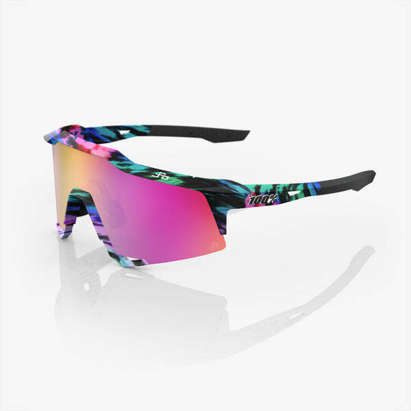 100% Speedcraft Peter Sagan Limited Edition Sunglasses [Lens Colour: Purple Mirror ] [Frame Colour: Tie Dye]