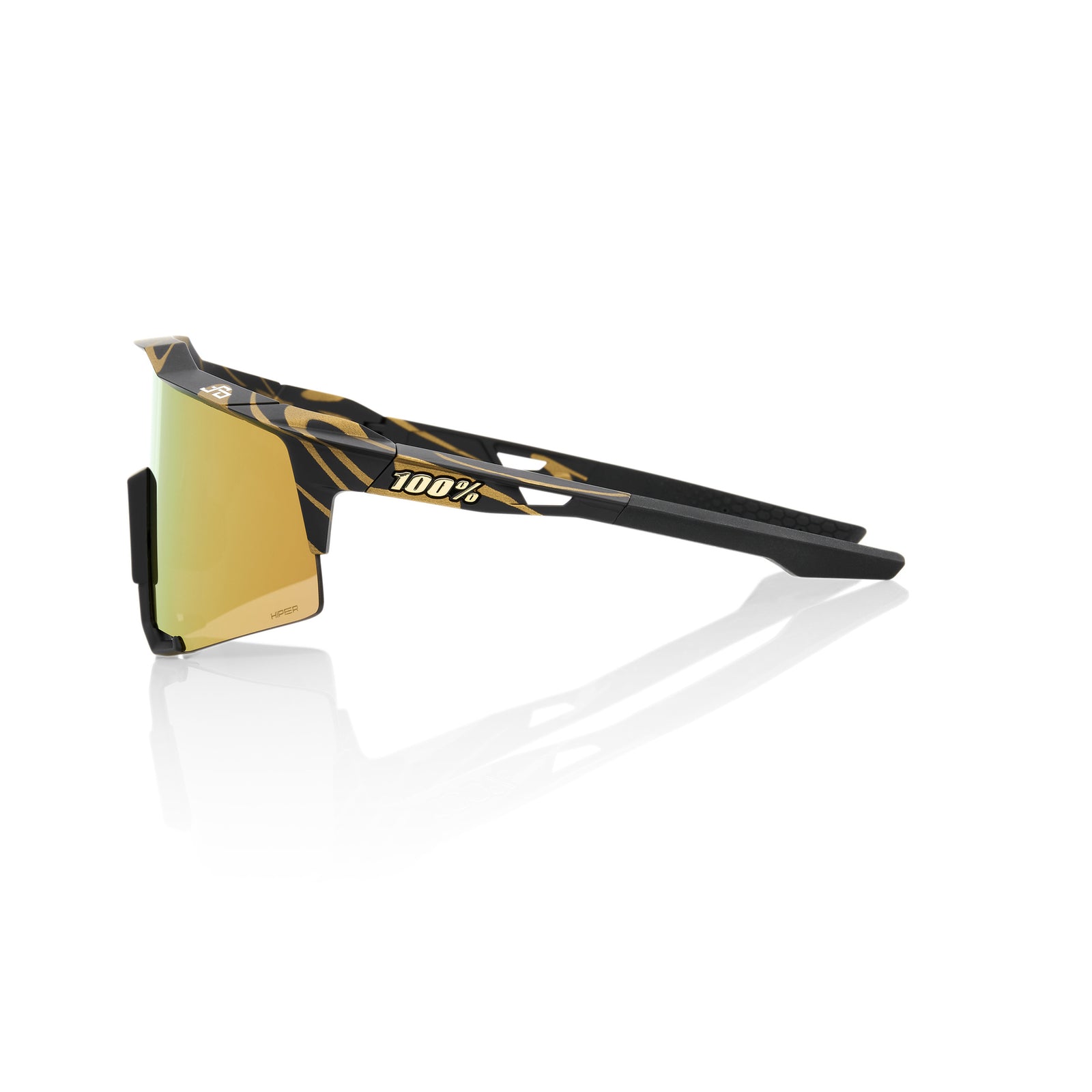 100% Speedcraft Glasses - Peter Sagan Limited Edition - Metallic Gold Flake - HiPER Gold