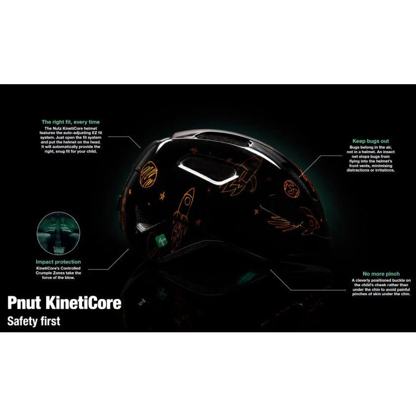 Lazer P'nut Kid's Kinetic Core Toddler Helmet [Colour: Butterfly] [Size: 50-56cms]