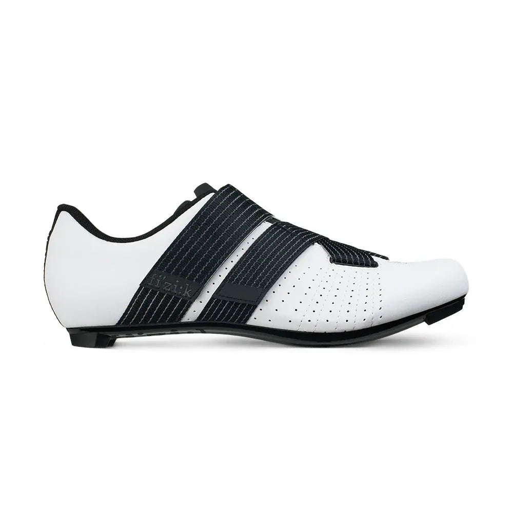 Fizik Tempo Powerstrap R5 Road Cycling Shoes [Colour: White/Black] [Size: 41]