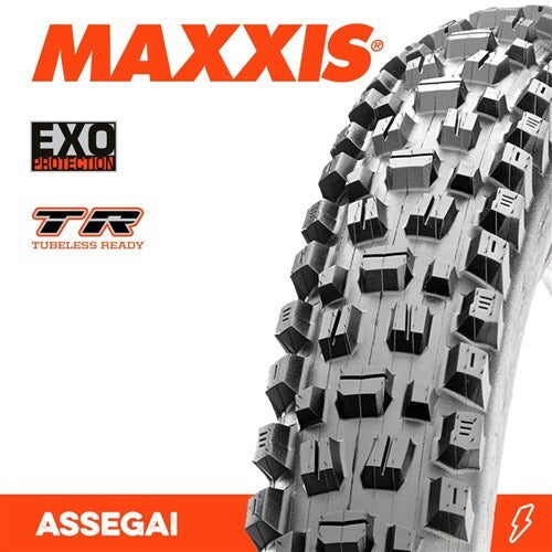 Maxxis Assegai Folding MTB Tyre [Size: 27.5 x 2.50] [Colour: Black]