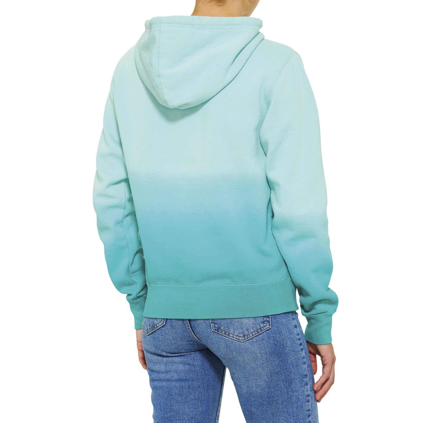 100% Calisto Women's Pullover Hooded Fleece Jade