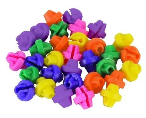 Bikes-Up Spokie Dokies, Colour Beads, Multi Colour, 36 Pieces