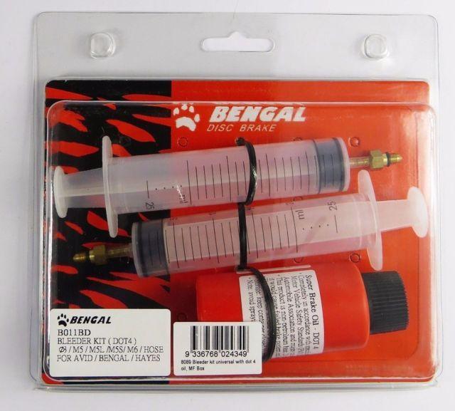 Bengal Brake Bleed Kit - Basic Universal (Includes DOT-4 Fluid)