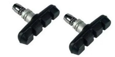 Baradine V Brake Shoes Pads 55mm Black Pair