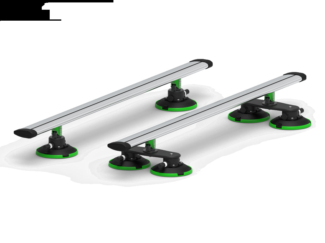 Tree Frog Crossbar Roof Rack Silver (Thru - Axle)