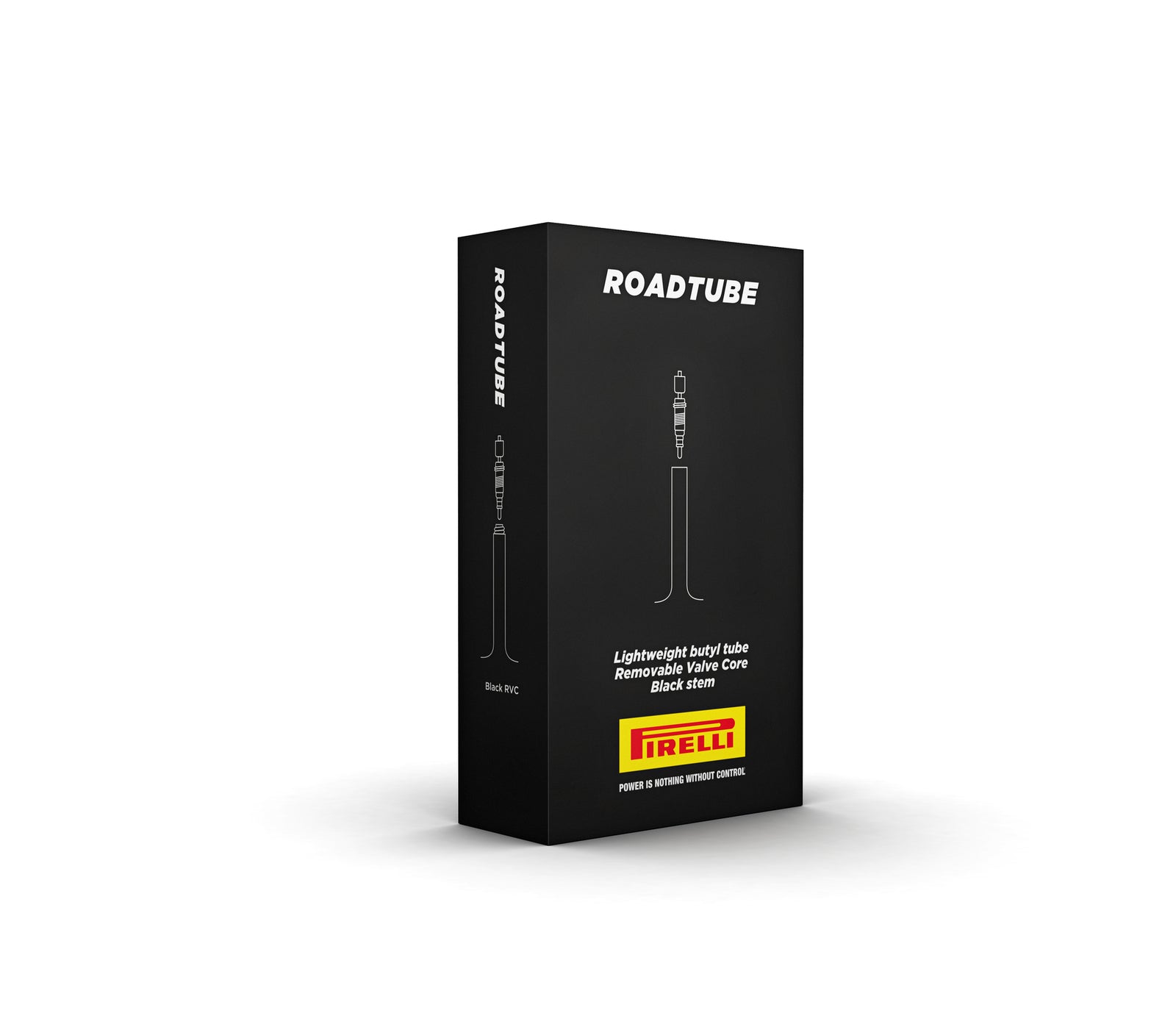 Pirelli Roadtube Presta Valve w Black Stem & Removable Valve Core