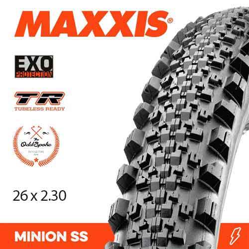 Maxxis Minion SS EXO TR Fold 60TPI Tyre [Size: 26 x 2.30]