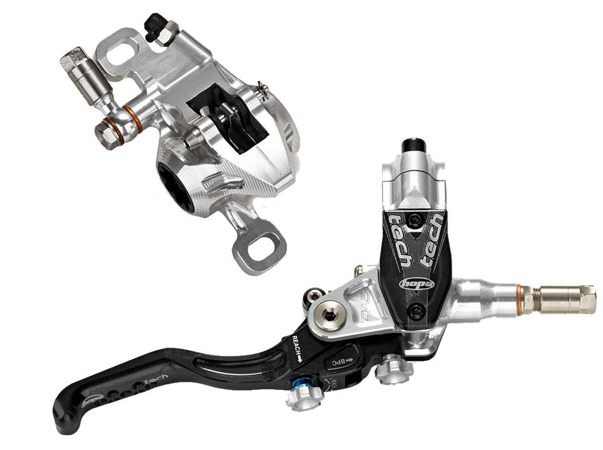 Hope Tech V2 Front Brake Lever, Caliper, and Hose