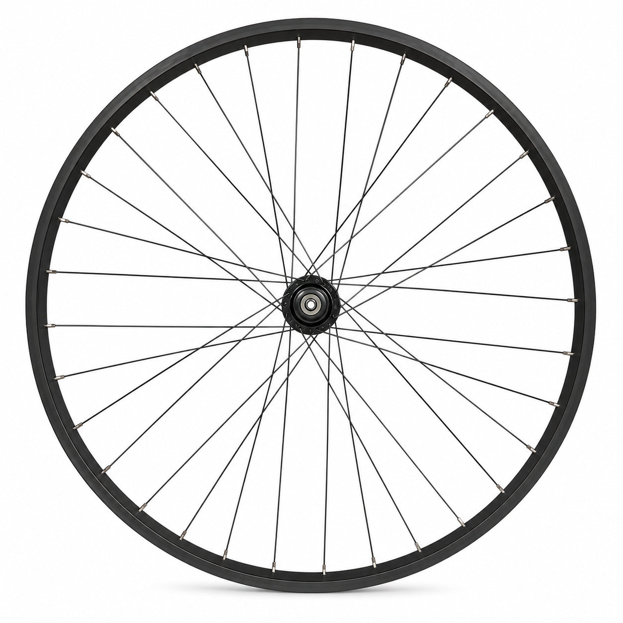Jetset 24" Rear Wheel Black Alloy Rim Screw-On Multi-Speed Hub Black
