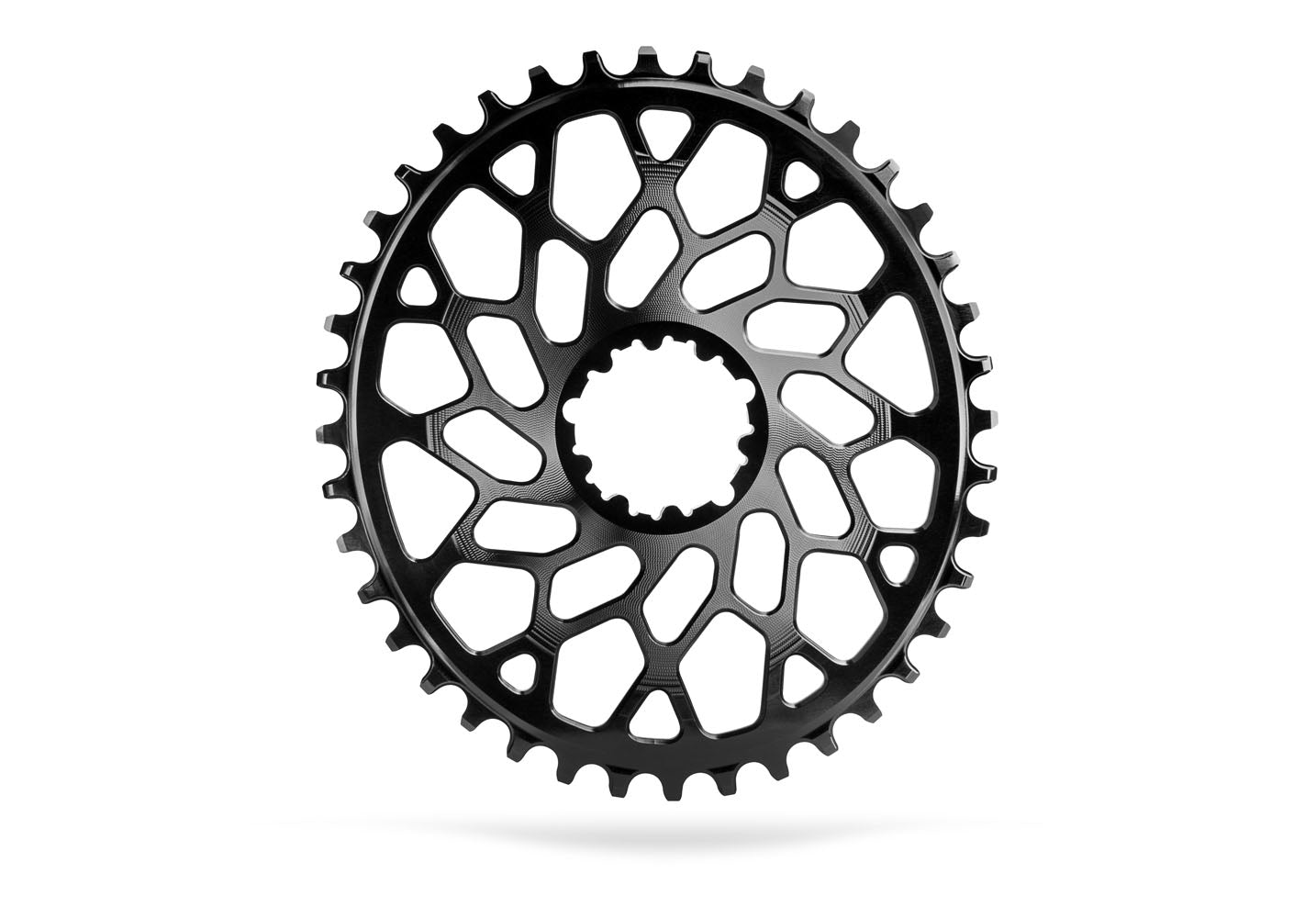 absoluteBLACK Oval CX/Gravel 1X Direct Mount Narrow-Wide - Sram Cranks [Colour: Black] [Size: 40T]