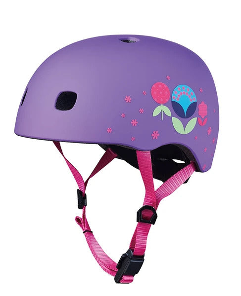 Micro Kids Helmet Floral [Size: Medium]