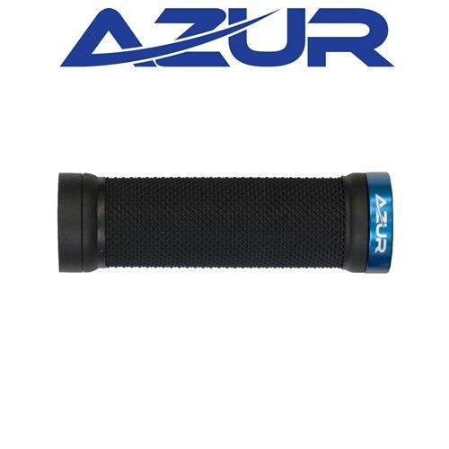 Azur Proton Lock On Grips [Colour: Black/Blue] [Size: 110mm]
