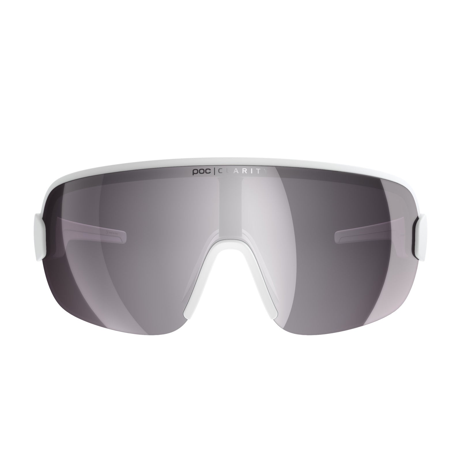 POC Aim Sunglasses [Frame Colour: Hydrogen White] [Lens Colour: Violet Silver]