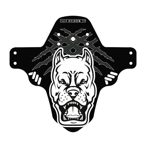 All Mountain Style Mud Guard [Colour: White Pitbull]