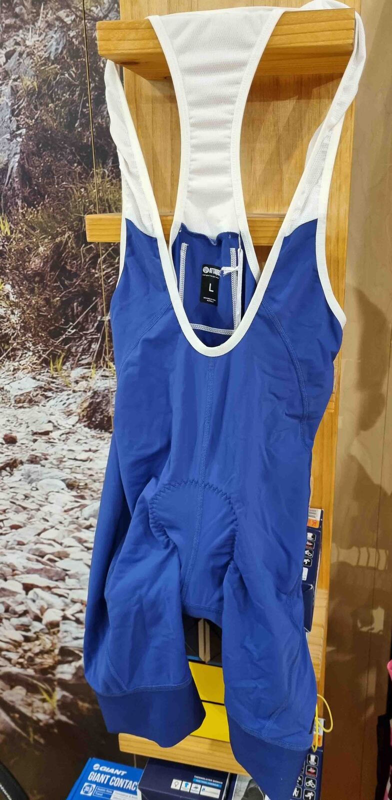Attaquer A-Line Cycling Bib Shorts - Blue