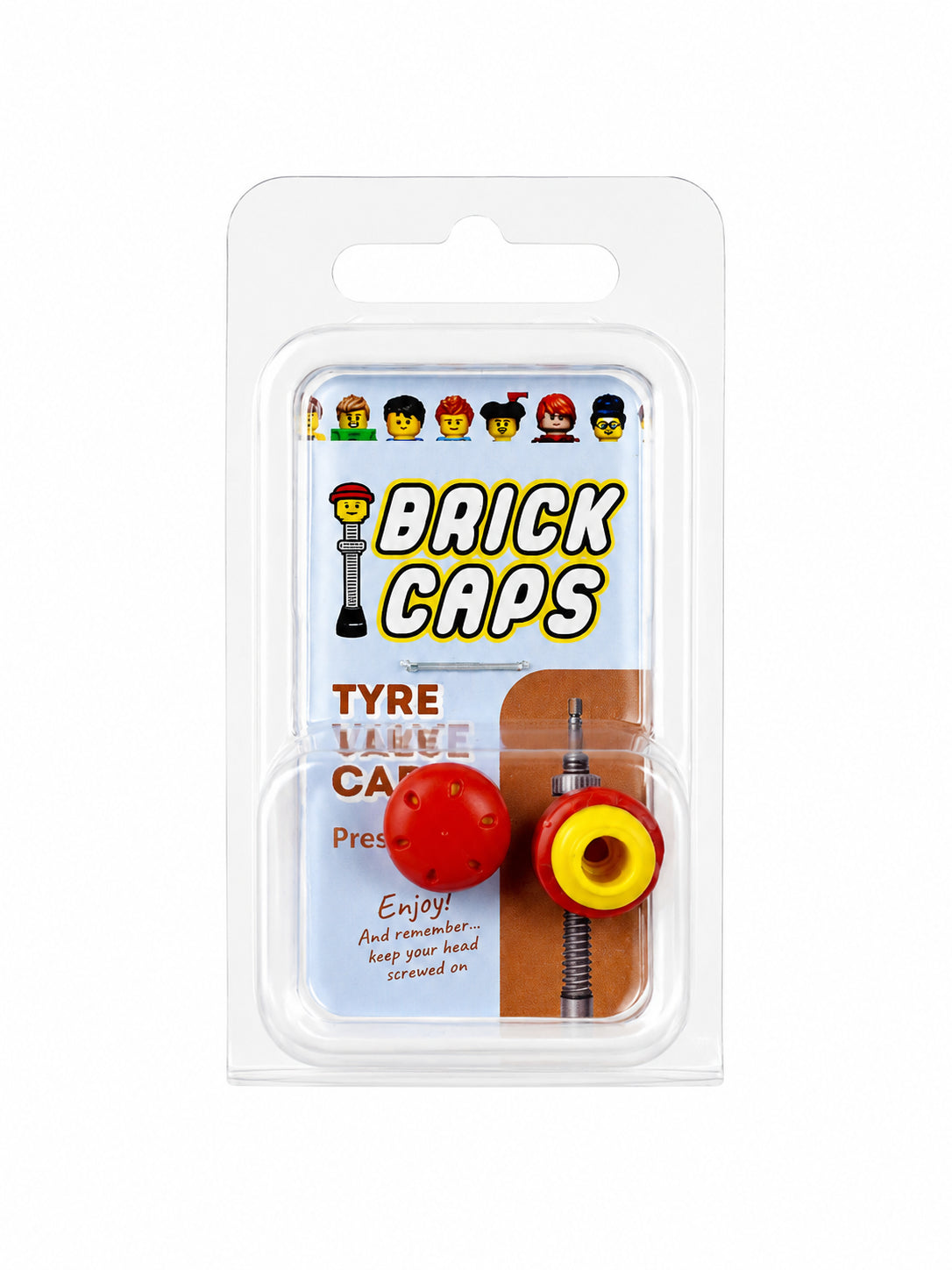 Lego Style 2 Faces | Bursting Cheeks Face | Wrinkle Eyes Face | Red Helmet | FV | Brick Caps | Sold as Pair