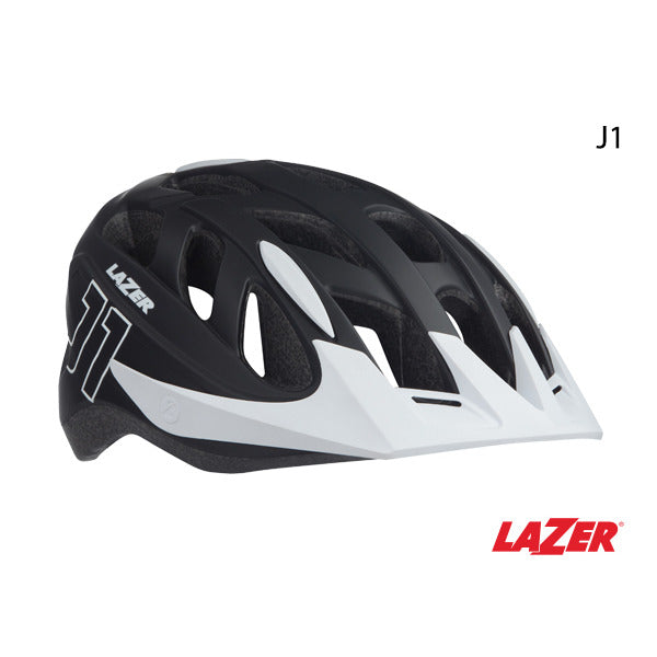 Lazer Kids Helmet - J1 [Colour: Matte Black White] [Size: Youth Unisize]