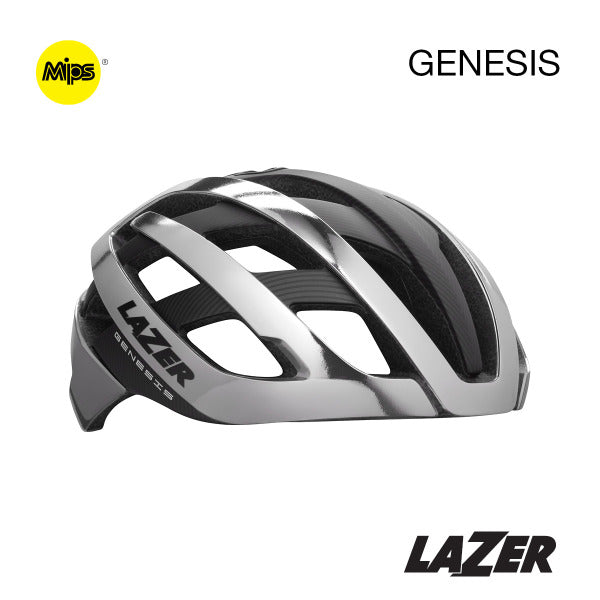 Lazer Genesis Mips Helmet [Colour: Chrome Black] [Size: Large (59-61cm)]