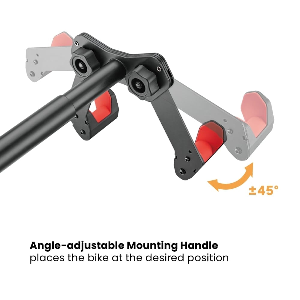 Bike Rakz EZI-HANG Wall Mounted Bicycle Storage Rack [Colour: Black]